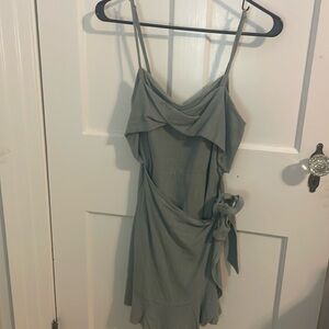 Medium Sage green dress. Brand is L’ATISTE by amy